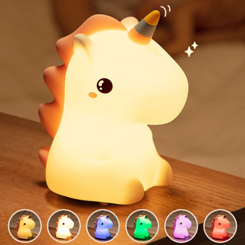 Unicorn Silicone LED Night Light