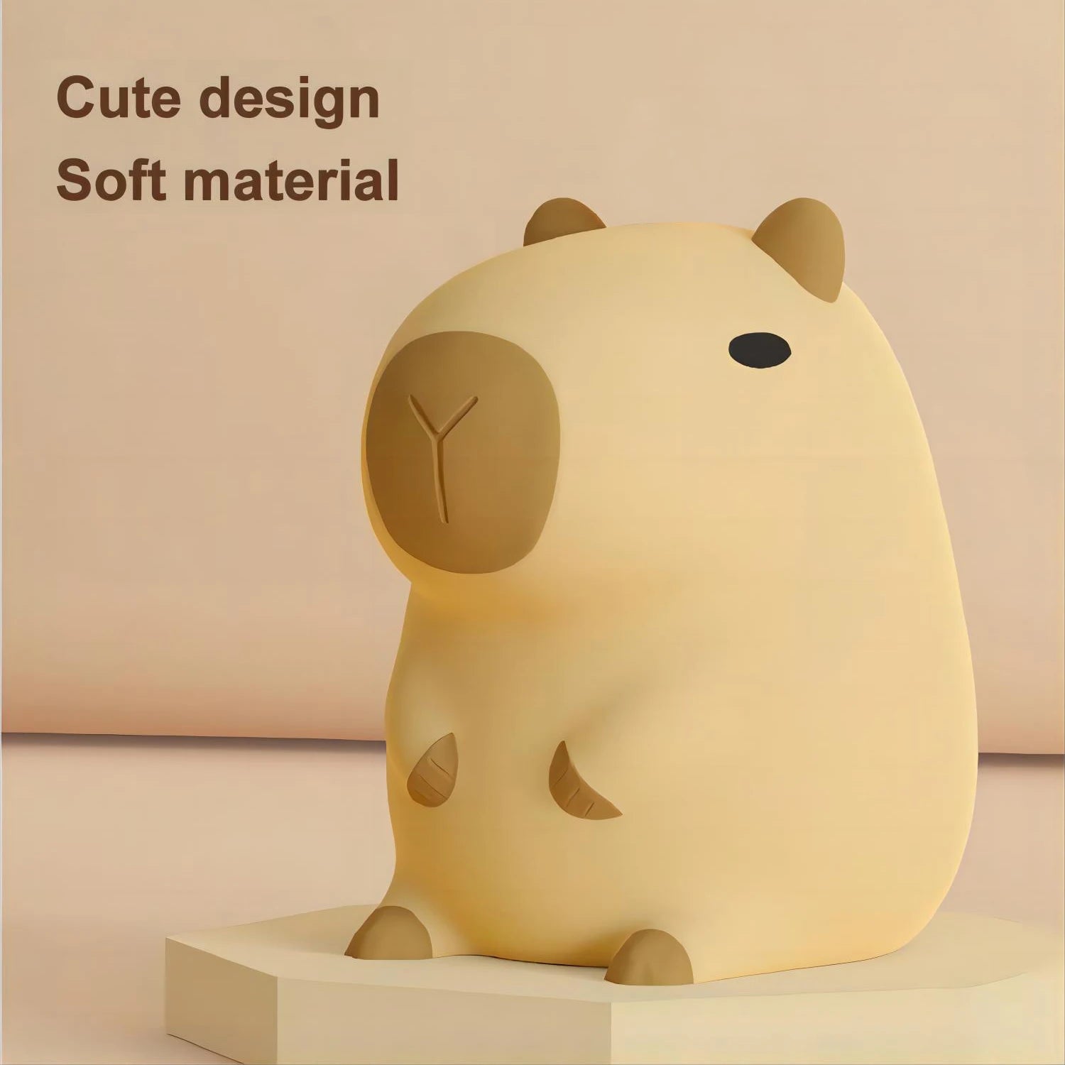 Cartoon Capybara USB Night Light