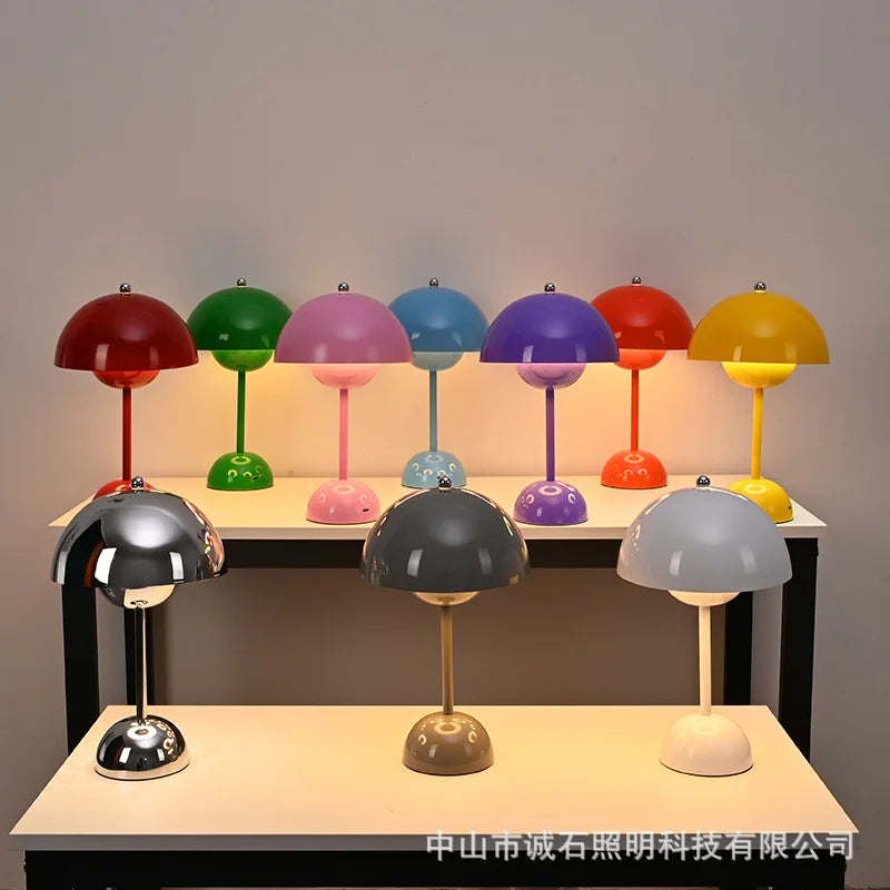 Rechargeable Mushroom Touch Night Lamp