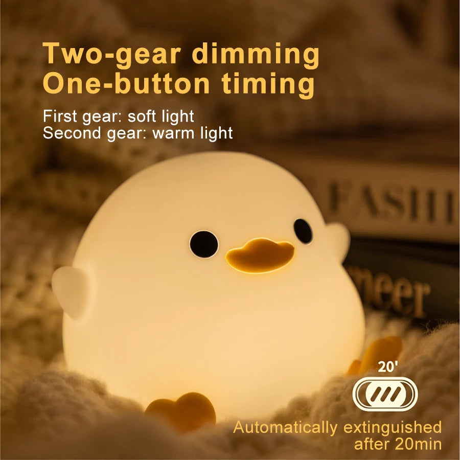 Duck Silicone Touch Night Light